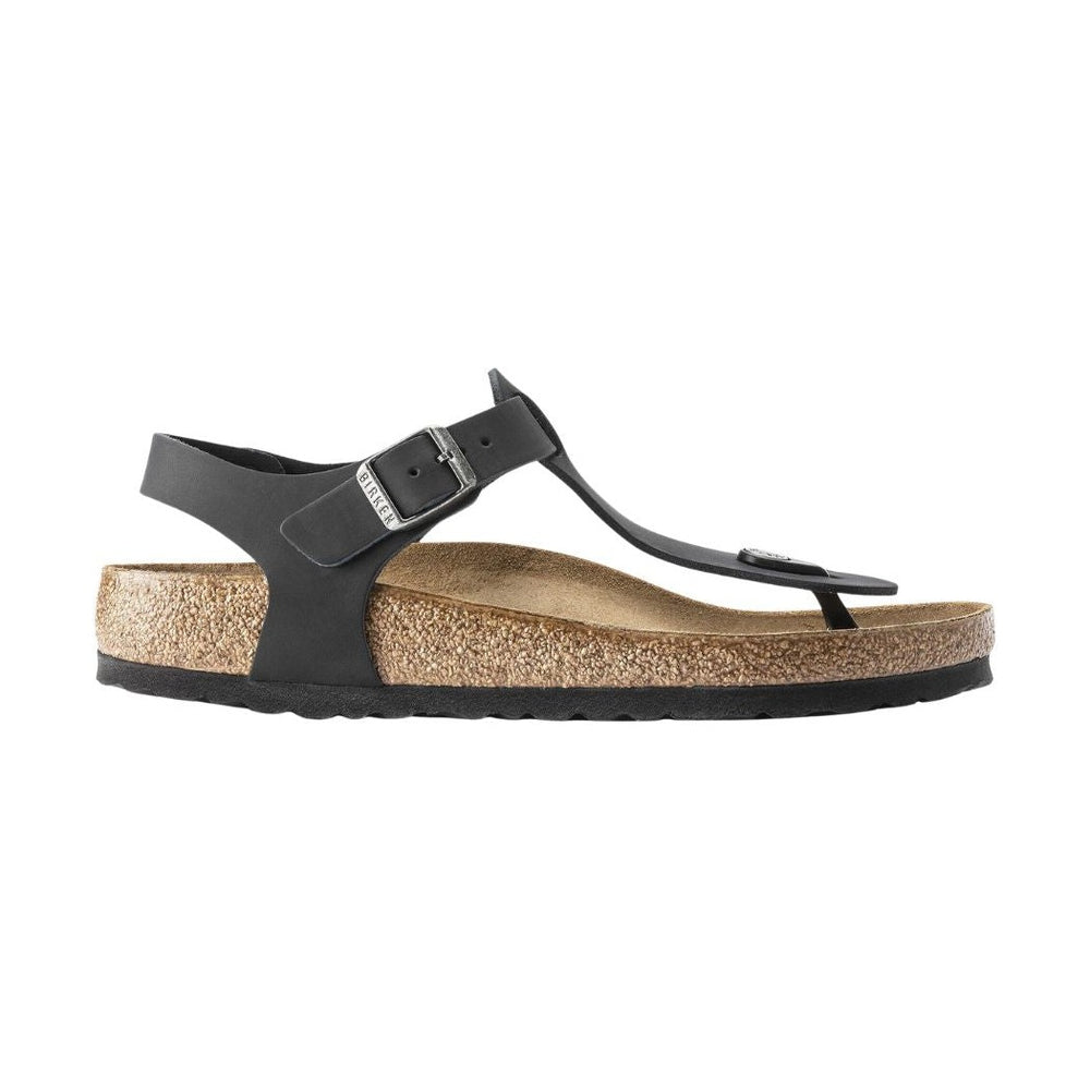 Sandalo infradito Birkenstock Kairo unisex in pelle oliata con cinturino alla caviglia