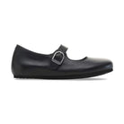 Sandalo Birkenstock Santa Clarita donna in pelle naturale fasce incrociate vista laterale