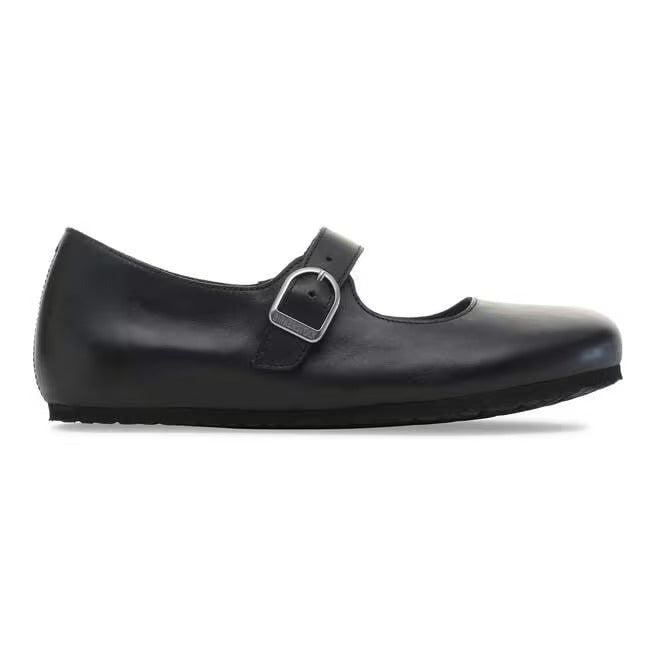 Sandalo Birkenstock Santa Clarita donna in pelle naturale fasce incrociate vista laterale