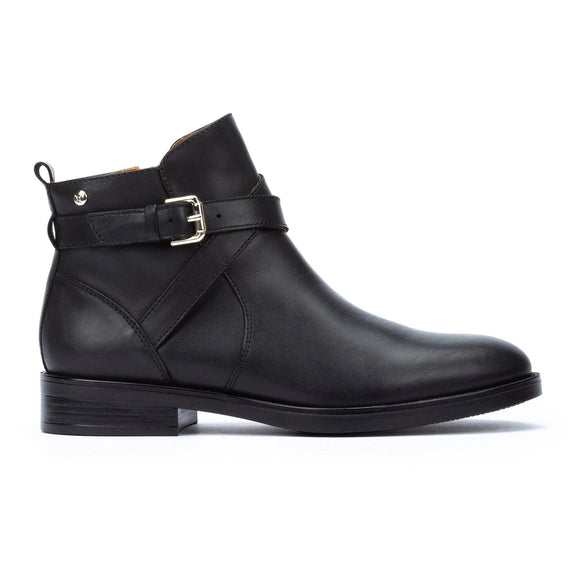 Pikolinos Puertollano stivale donna inserti cremalliera laterale su suola sintetica