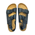 CH01 - CUOIO Sandalo in pelle unisex con cinturini regolabili
