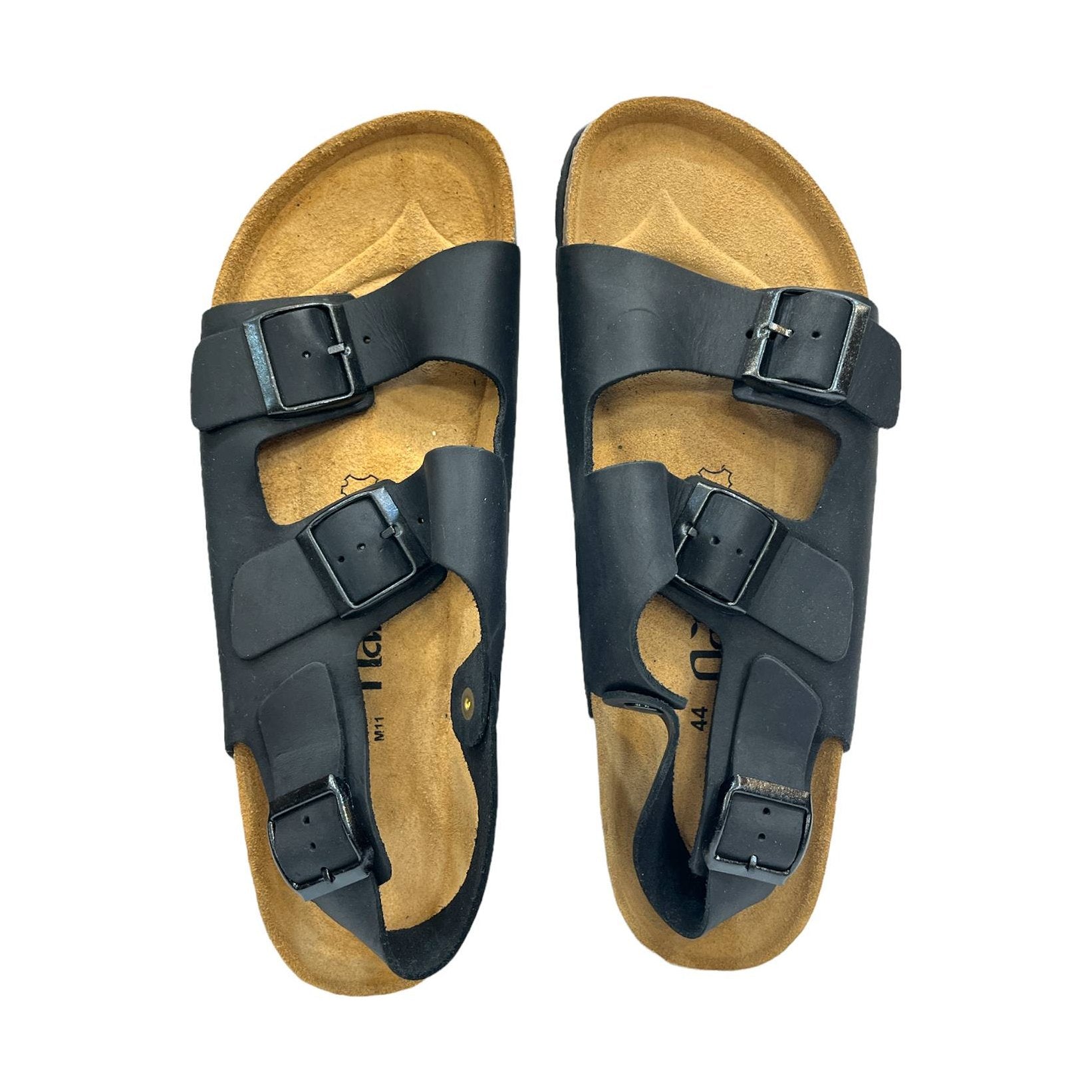 CH01 - CUOIO Sandalo in pelle unisex con cinturini regolabili