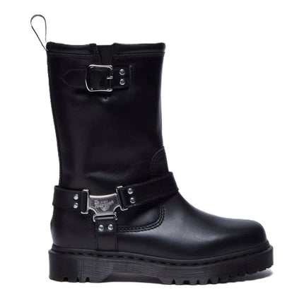 High leather lace-up boots with chunky sole – Anistone HI collection