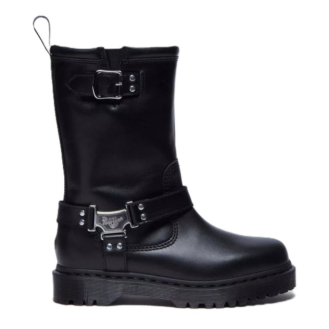 High leather lace-up boots with chunky sole – Anistone HI collection