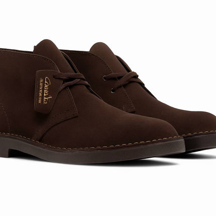 Clarks Desert Evo uomo stivaletto dettaglio tomaia in suede e cuciture artigianali