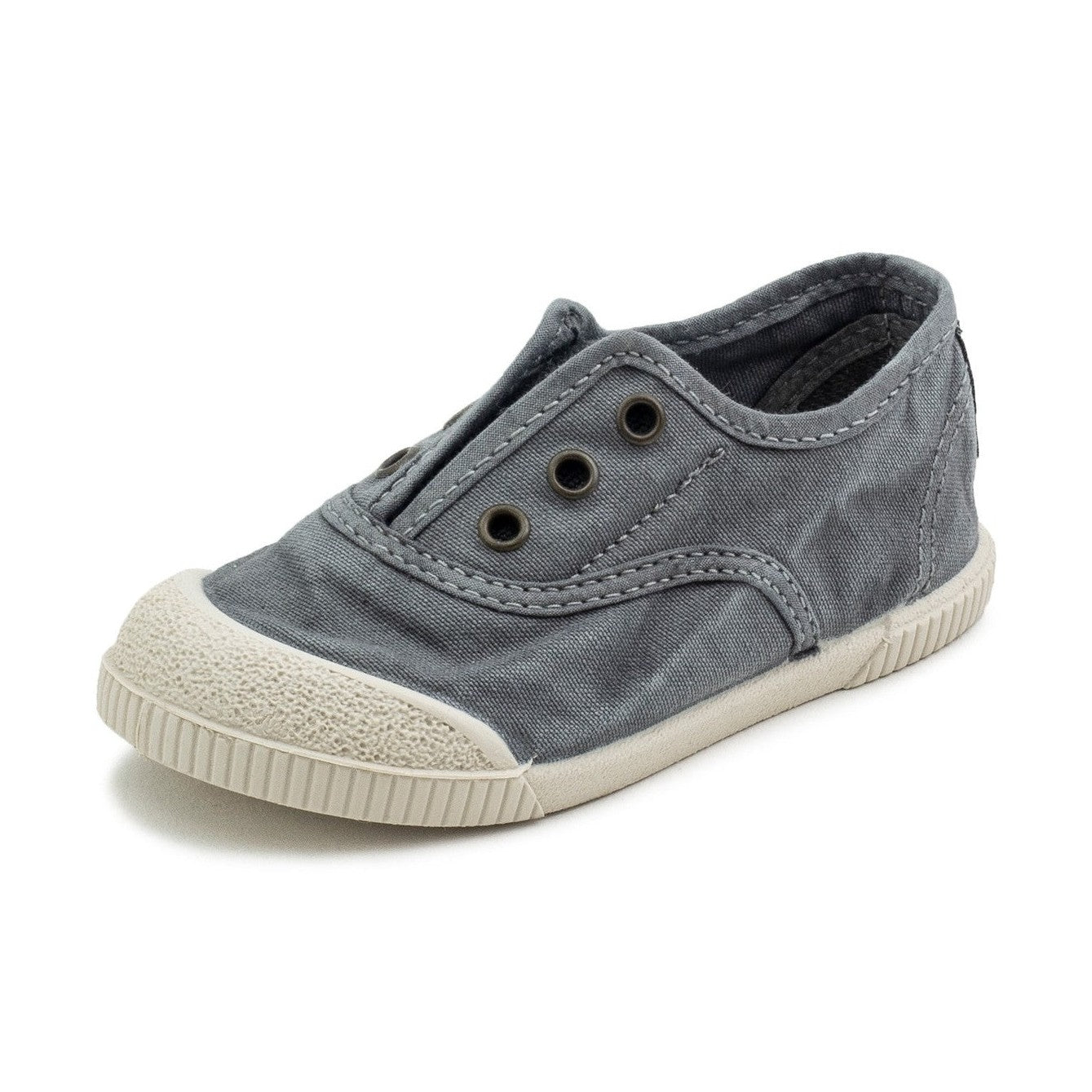 Slip on barefoot Natural World Hoak bambino in tessuto con suola ultra flessibile vista laterale