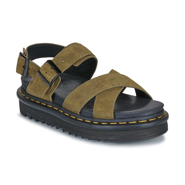 Sandali donna Dr. Martens con suola leggera Zebrilus e fibbie metalliche