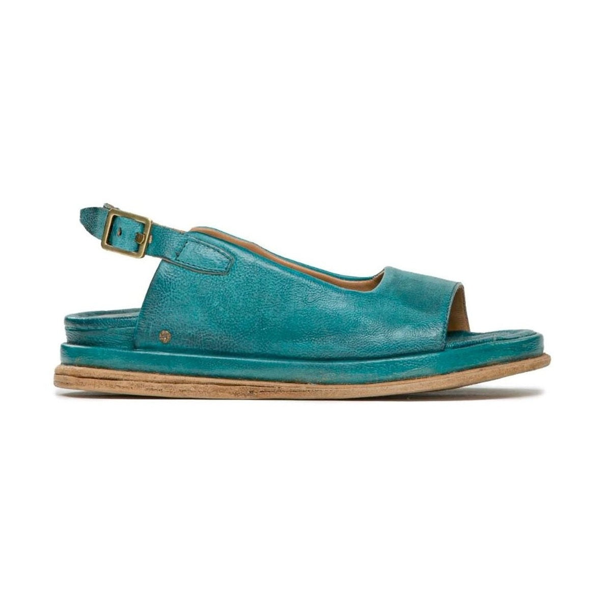 Sandalo donna B60007 A.S.98 in pelle naturale intrecciata