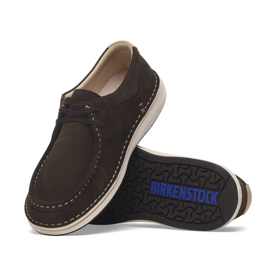 Suola in gomma caucciù naturale e allacciatura con lacci Birkenstock Pasadena donna