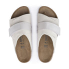 Pelle scamosciata morbida combinata con nabuk naturale e suola EVA Birkenstock Kyoto donna