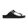 Infradito Birkenstock Gizeh Big Buckle donna in EVA impermeabile con maxi fibbia vista laterale