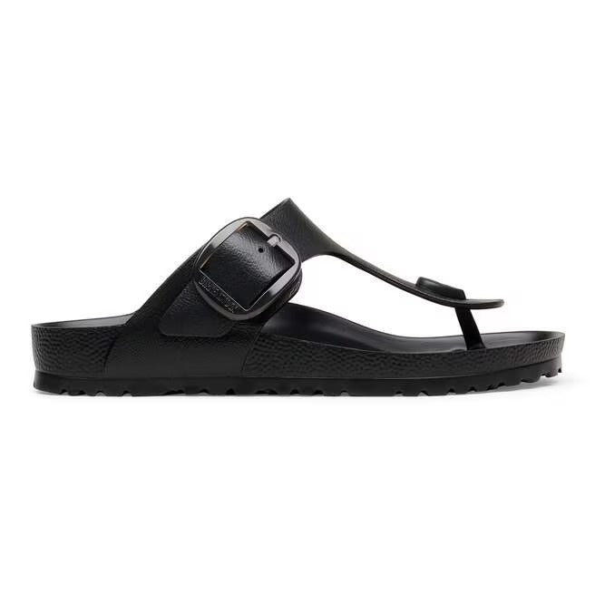 Infradito Birkenstock Gizeh Big Buckle donna in EVA impermeabile con maxi fibbia vista laterale