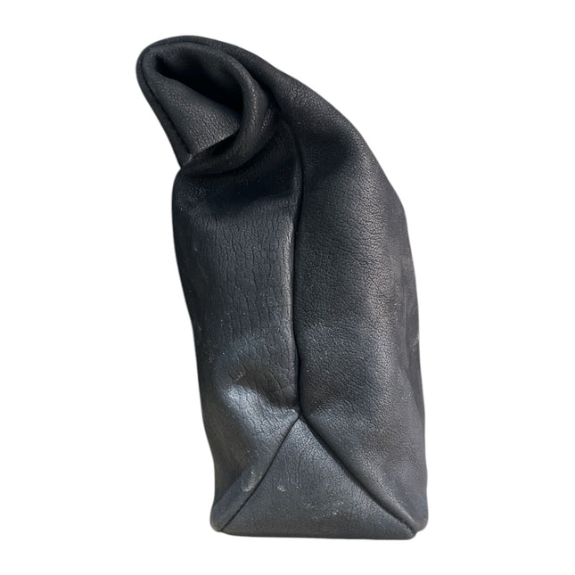 A.S.98 Kian borsa pelle naturale vintage vista laterale con tracolla regolabile