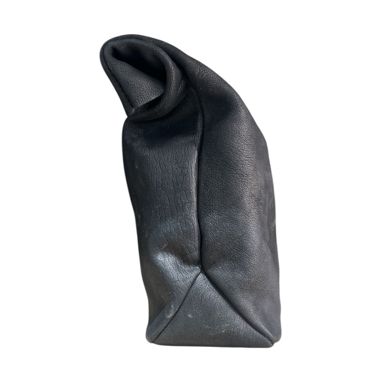 Borsa A.S.98 Kian – vista laterale struttura morbida in pelle bovina e fondo angolare