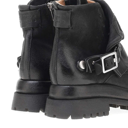 A.S.98 Darryl Femme Bottines En Cuir Naturel Vintage