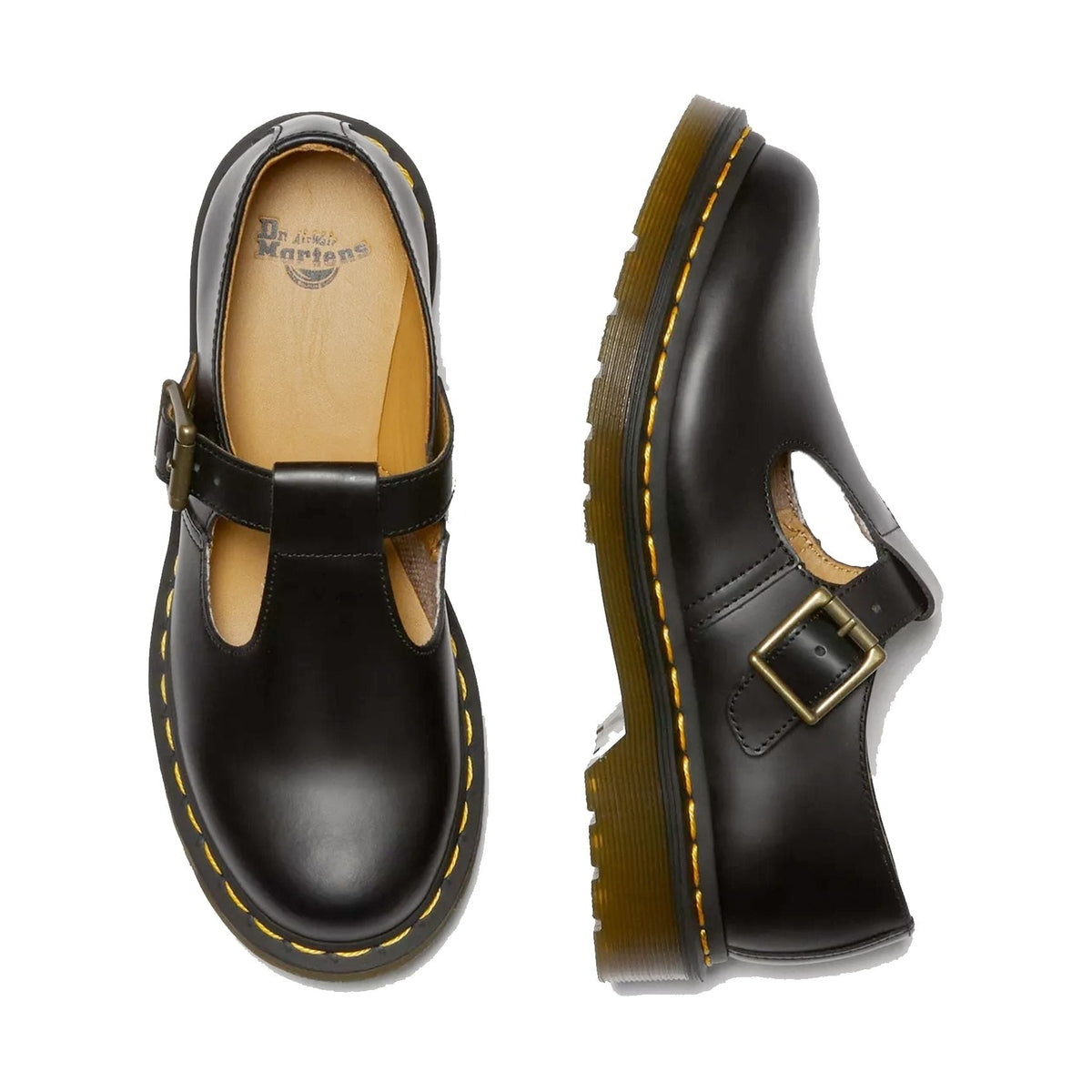 Dr. Martens Mary Jane Polley Donna Scarpe In Pelle