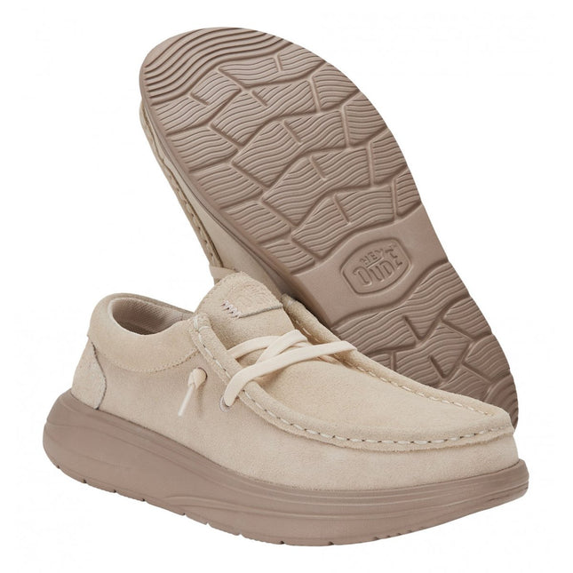 Hey Dude Wendy Comf Suede padded collar and heel detail