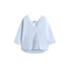 Ecoalf Pia camicia donna in materiali sostenibili — dettaglio del tessuto