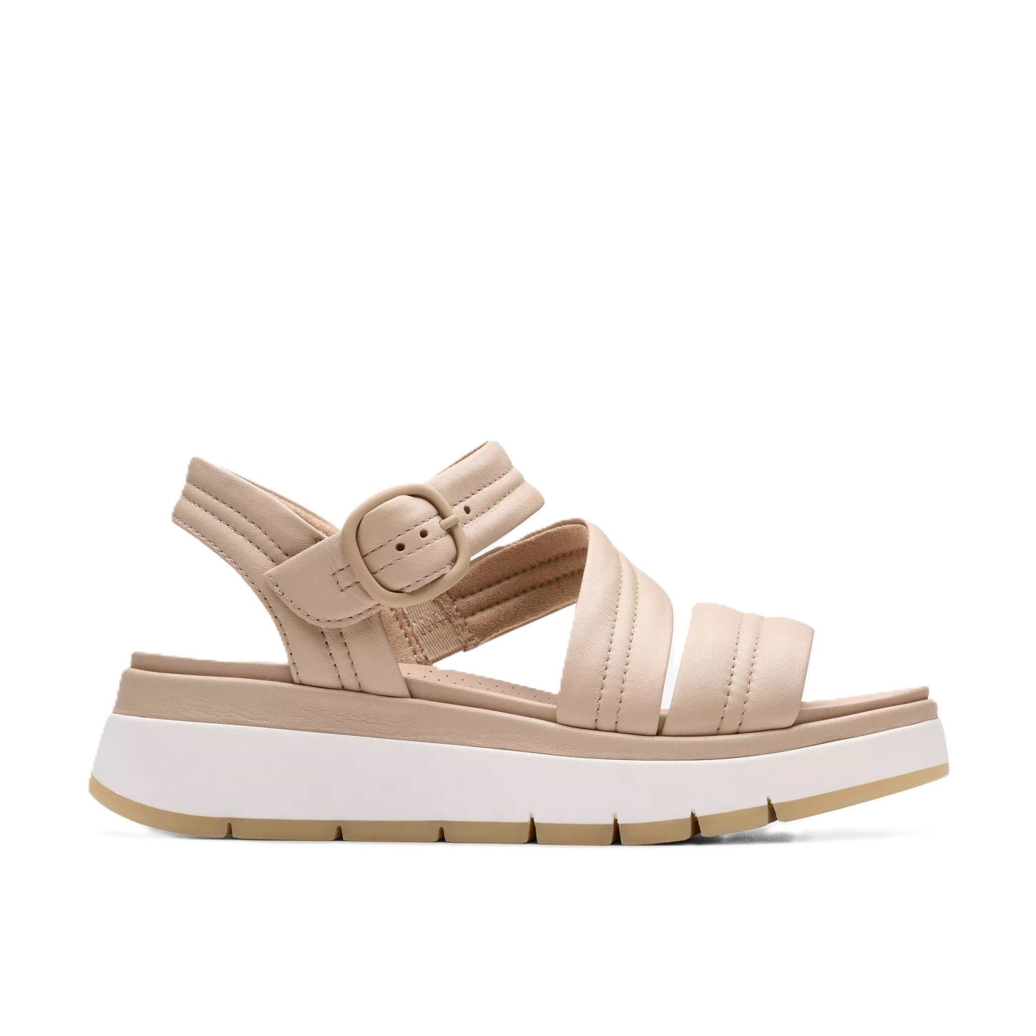 Clarks Tuscan Strap Sandalo Donna Platform In Pelle