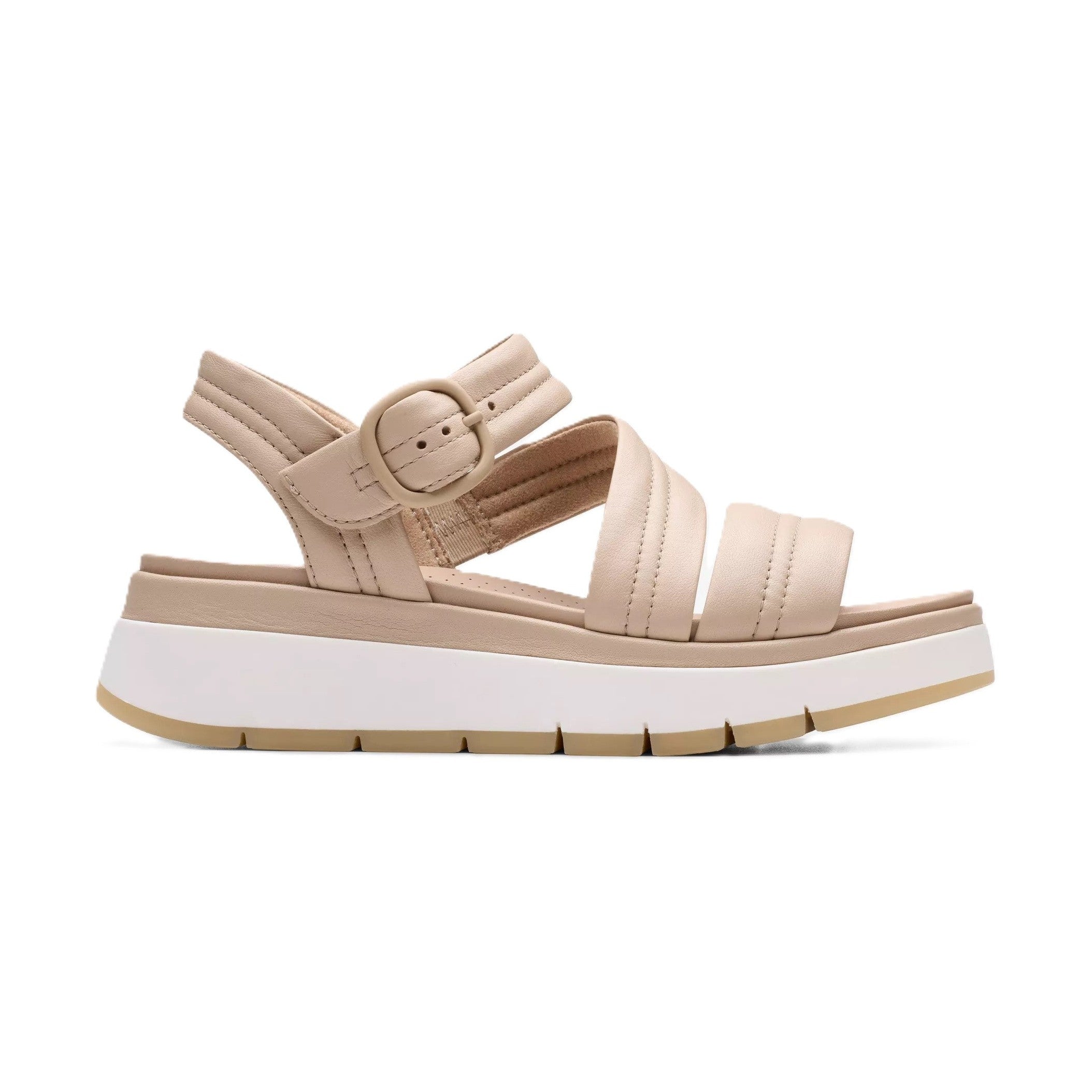 Clarks Tuscan Strap Sandalo Donna Platform In Pelle