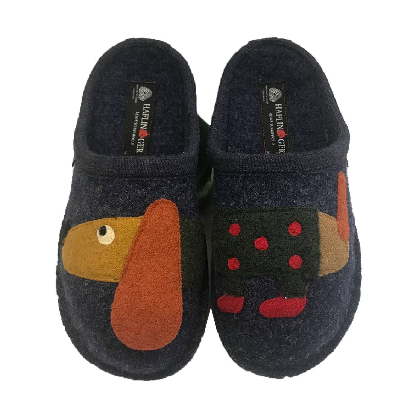 Haflinger Theo Unisex Sabot In Lana Cotta