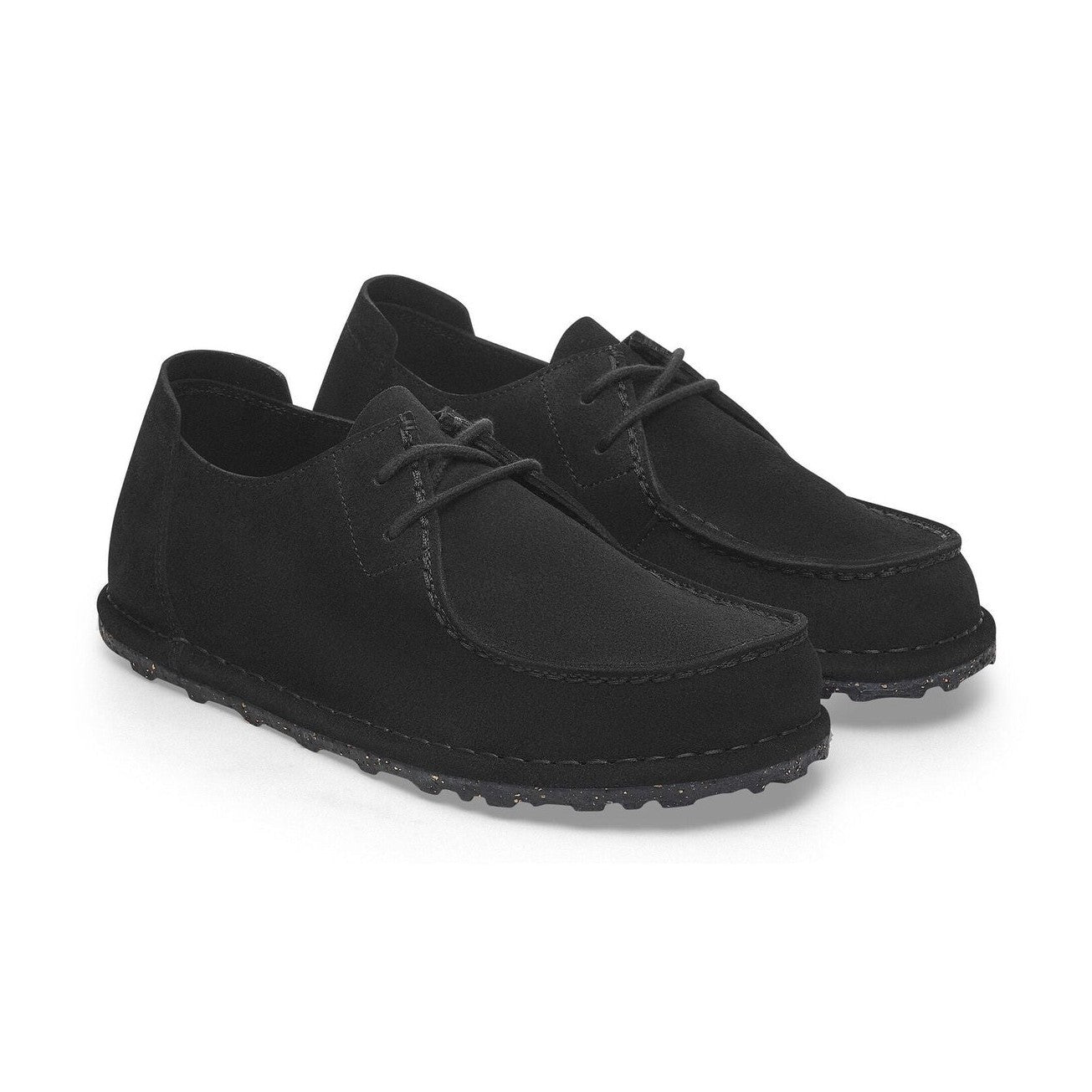 Lacci arrotondati regolabili su tomaia pelle scamosciata Birkenstock Utti Lace