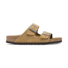 Sandalo Birkenstock Arizona Classic donna in pelle scamosciata goffrata vista laterale
