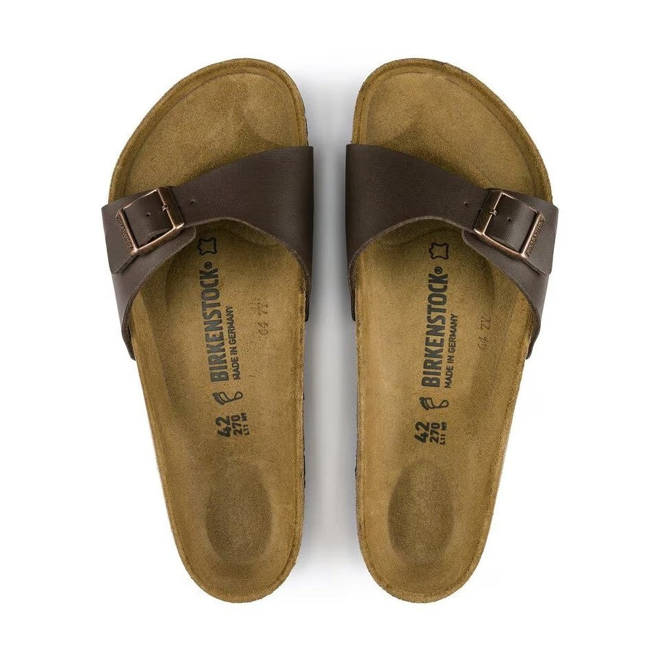 Coppia sandali Birkenstock Madrid unisex Birko-Flor fascia unica Made in Germany