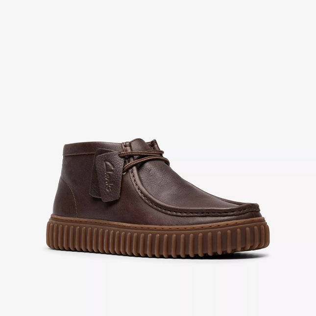 Clarks Torhill Hi uomo sneakers dettaglio tomaia in nabuk e cuciture a vista