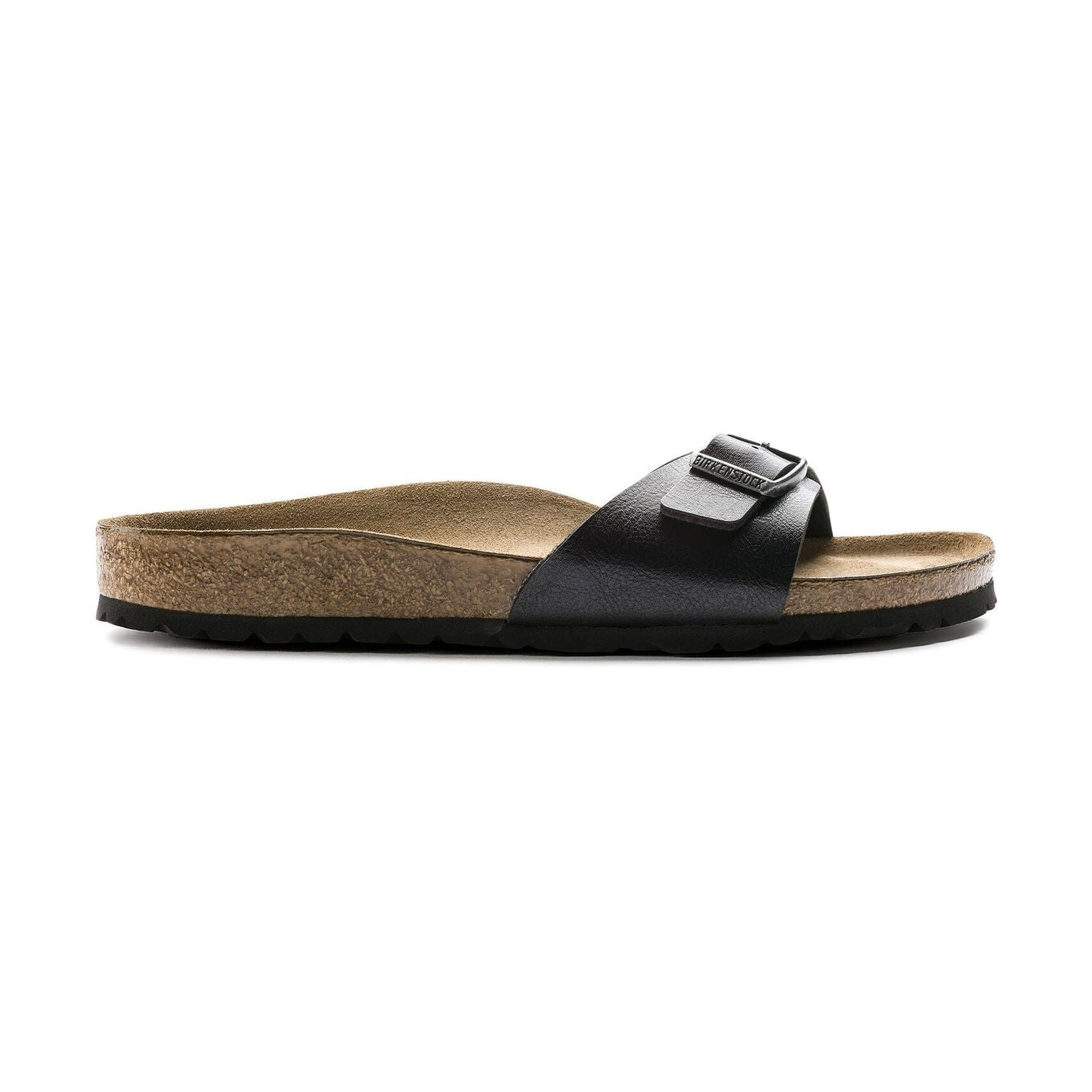 Birkenstock Madrid donna vista laterale design minimalista a fascia singola