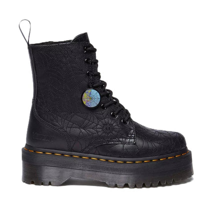Classic brown leather platform boots – Dr. Martens Jadon WDN