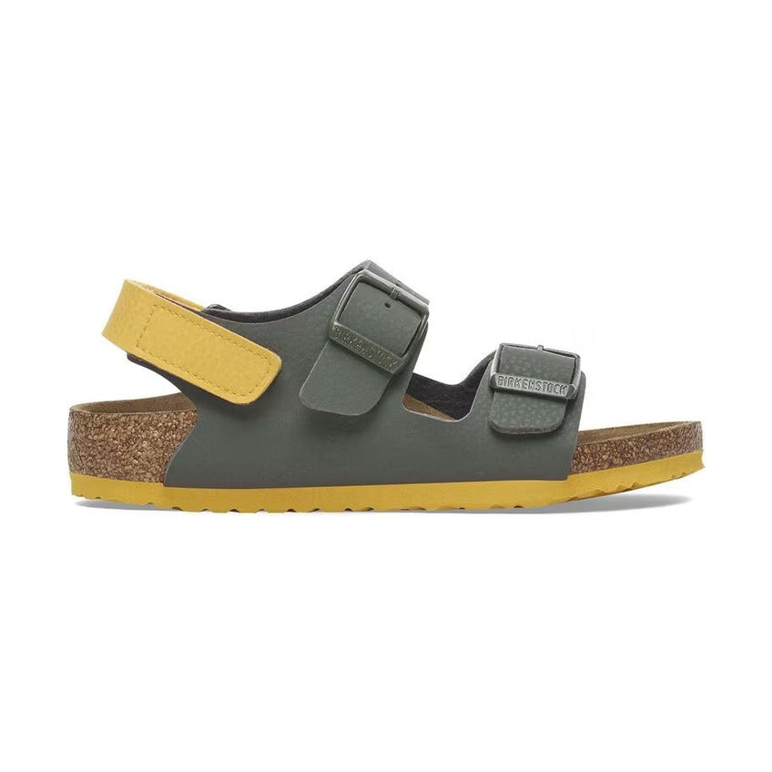 Sandalo Birkenstock Milano Kids bambino vista posteriore tallone sagomato