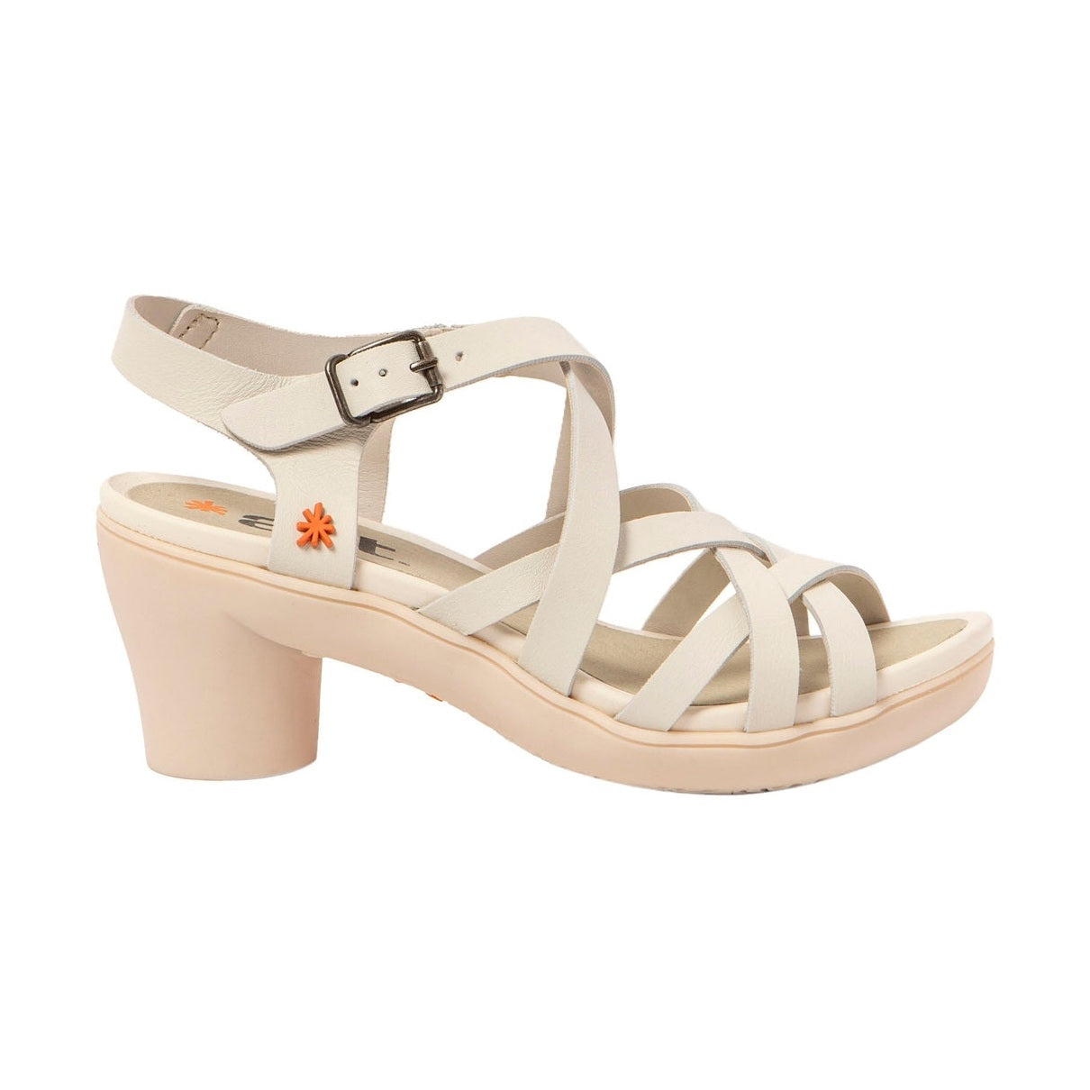 1477 - Sandalo con tacco da donna ART modello ALFAMA