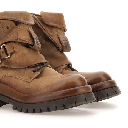 A.S.98 Darryl Femme Bottines En Cuir Naturel Vintage