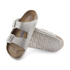 Suola EVA ammortizzante e sottopiede in pelle scamosciata Birkenstock Arizona donna Soft Footbed