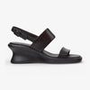 Camper Louise sandalo zeppa donna in pelle — vista laterale
