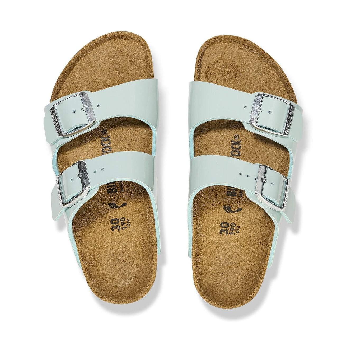 Birkenstock Arizona Kids bambino dettaglio fascia e fibbia primo piano
