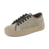 Natural World Boston sneaker donna in pelle scamosciata — dettaglio della tomaia