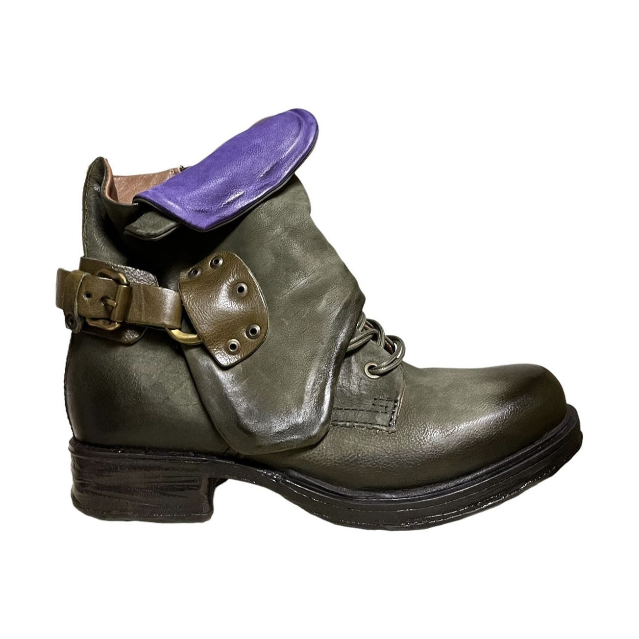 Stivaletto donna Simon A.S.98 in pelle naturale artigianale