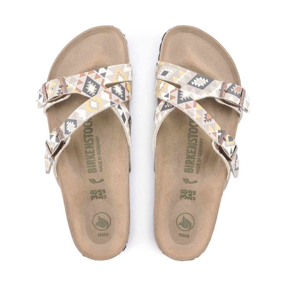YAO - Sandalo a due fasce da donna del marchio BIRKENSTOCK - LINEA VEGAN