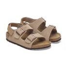 Cinturino tallone con velcro per autonomia e plantare anatomico sughero Birkenstock Milano HL Kids