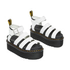 Dr. Martens Blaire Quad Donna Sandali Platform In Pelle Con Cinturino