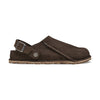 Sabot Birkenstock Lutry Premium unisex in pelle scamosciata con cinturino al tallone vista laterale