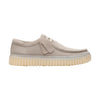 Clarks Torhill Lo sneaker uomo in suede — vista laterale