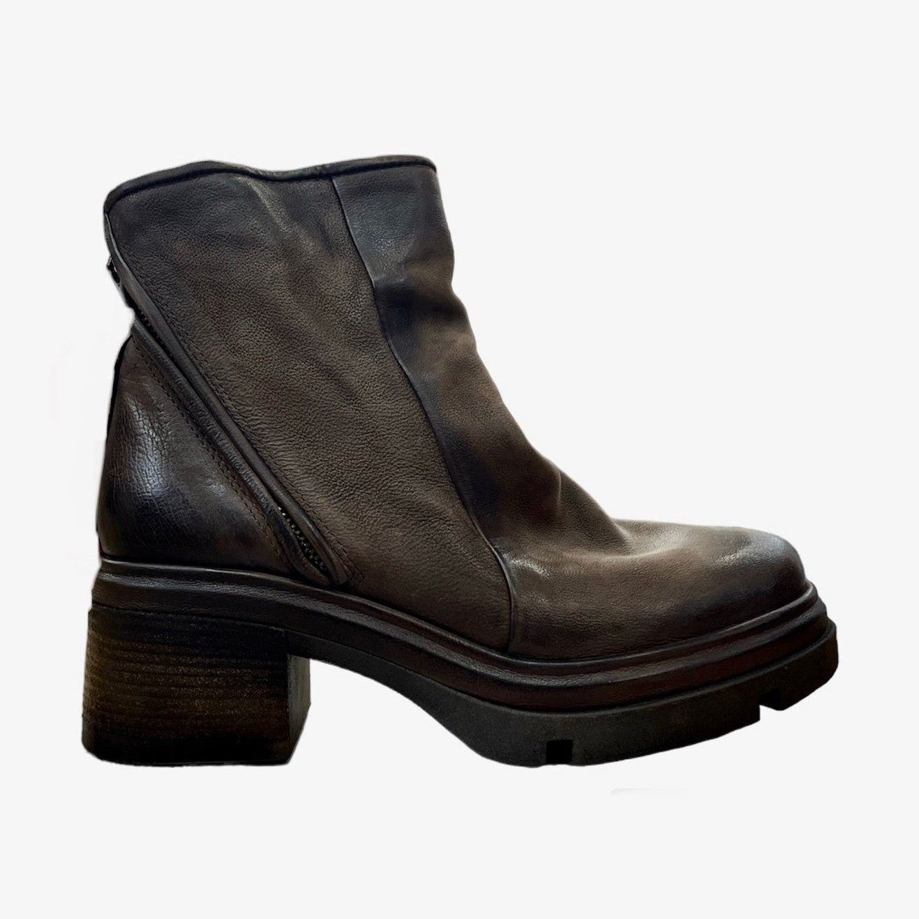A.S.98 A89208 Donna Stivaletti In Pelle Morbida Artigianale