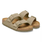 Birkenstock Arizona unisex pelle scamosciata coppia sandali vista prospettica