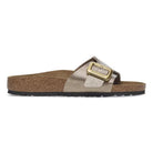 Birkenstock Catalina Cushion Buckle sandalo donna bronzo vista laterale