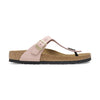 Sottopiede in pelle scamosciata traspirante Birkenstock Gizeh Classic Nubuck donna