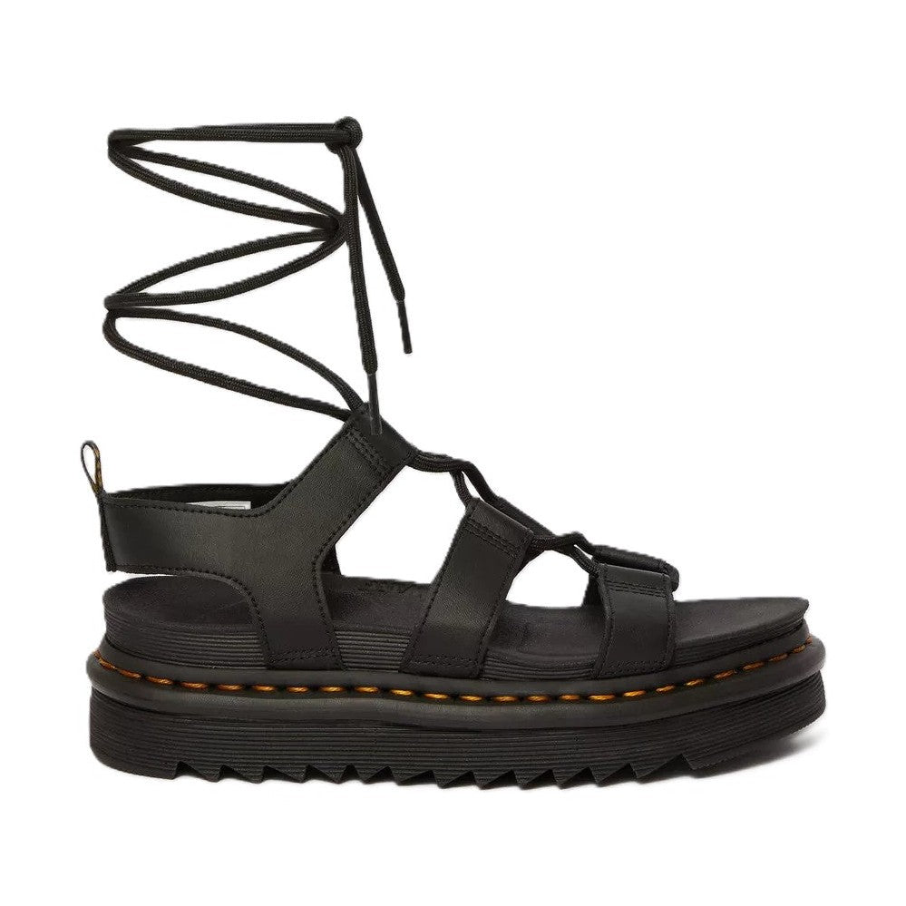 Dr. Martens Nartilla Donna Sandali In Pelle Hydro Con Lacci