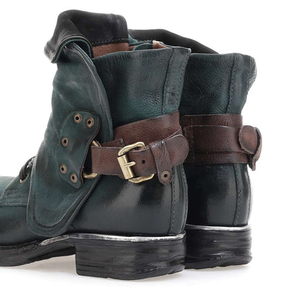 A.S.98 717204 Femme Bottine En Cuir Artisanal Vintage